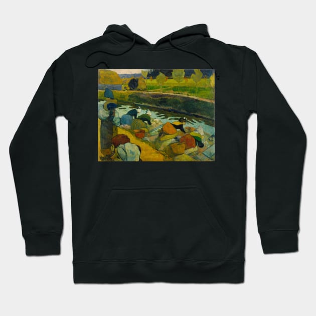 Washerwomen by Paul Gauguin Hoodie by Classic Art Stall